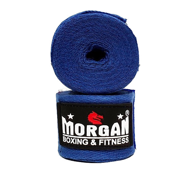 - Boxing MMA Muay Thai Combat Cotton Hand Wraps 4mtrs Morgan Sports Pair 