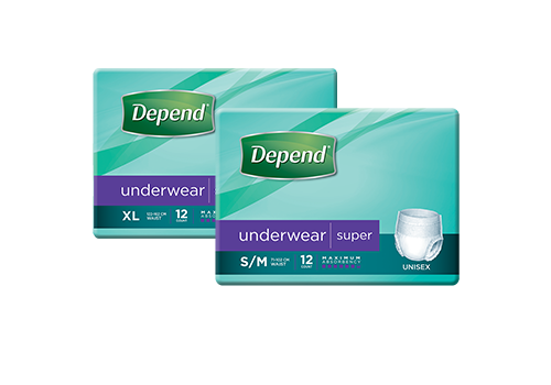 Depend Unisex Maxi Underwear Size XL 10 Pack Exclusive