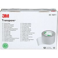 3M Transpore Surgical Tape 25mm x 9.1m Box/12  1527-1