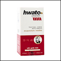 Hwato Acupuncture Needles with Guide tube - 0.30 x 50mm Box/100 HT3050