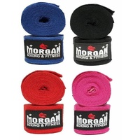 MORGAN COTTON BOXING HAND WRAPS 180" - 4m long (PAIR)