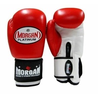 MORGAN V2 PLATINUM LEATHER SPARRING GLOVES (10 - 16OZ)