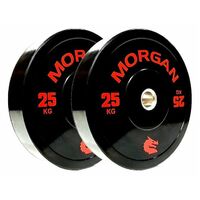 Morgan 25Kg Olympic Bumper Plates  (Pair)  
