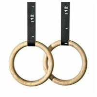 Morgan Competition Grade Gymnastic/Gym Wooden Rings 