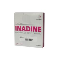 Inadine PVP-I Non-Adherent Dressing 9.5cm x 9.5cm, Brown - Box/25 PD1512