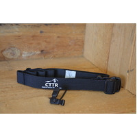 CTTR Race Number Belt with Gel loops [Colour : Black]