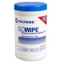 Halyard Isowipe Bactericidal Wipes  42x14cm (Tub 75)  6835