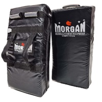 Morgan Competition Extra Heavy Duty Multi Handle Curved Strike & Hit Shield[Black]