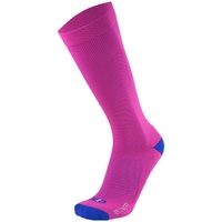 M2O Recovery Compression Sock - Pink/Blue