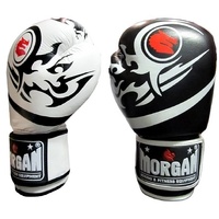 Morgan Elite Boxing & Muay Thai Leather Gloves (8 -12 & 16Oz)