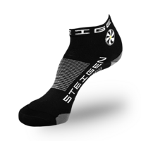  STEIGEN Black Running & Cycling Socks 1/4 Length