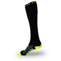 STEIGEN Black Running & Cycling Socks FULL Length