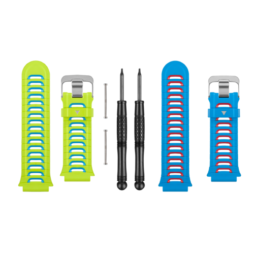 Garmin Accessory Band Kit Green Blue and Blue Red Wrist Bands for 920XT 010-11251-54