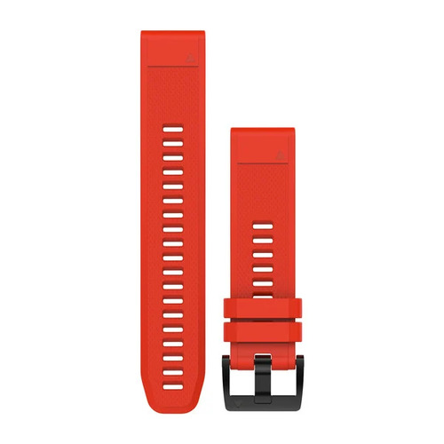 Garmin QuickFit® 22 Watch Band, Flame Red Silicone 010-12496-03