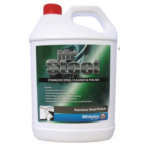 Whiteley Mr Steel  - Stainless Steel Cleaner And Polish [5 ltr]     130113