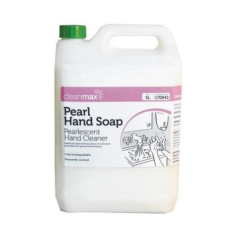 5L Cleanmax  White Pearl Liquid Hand Soap Wash Cleaner