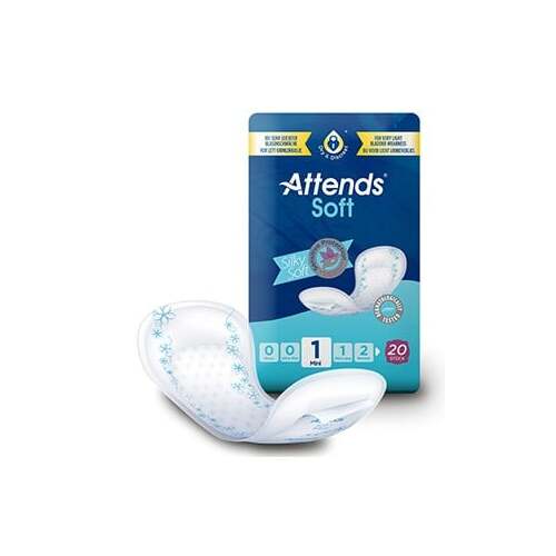Attends Soft 1 Mini - Pkt/20 - incontinence pads