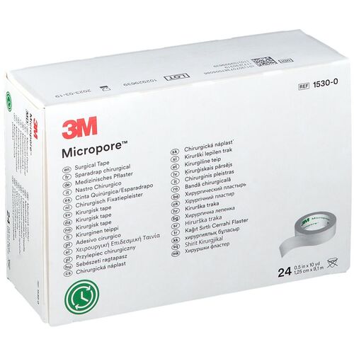  3M Micropore Medical Tape Eyelash Extension 24 ROLLS 12 mm x 9.1 mtrs 