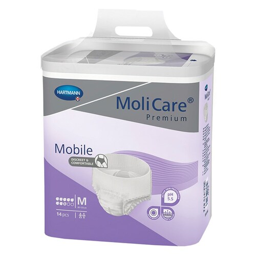 Molicare Premium Mobile 8 Drops pull-up pants [Size: Medium 14 Pack]