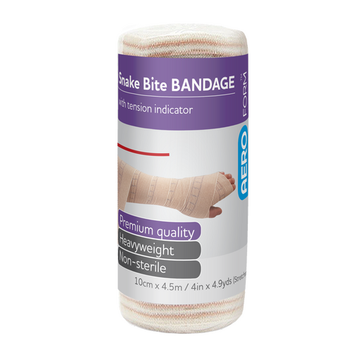 AEROFORM Short Snake Bite Bandage with Indicator 10cm x 4.5M 