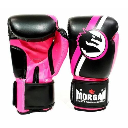 Morgan Classic Boxing Gloves  [Pink/Black-8Oz]