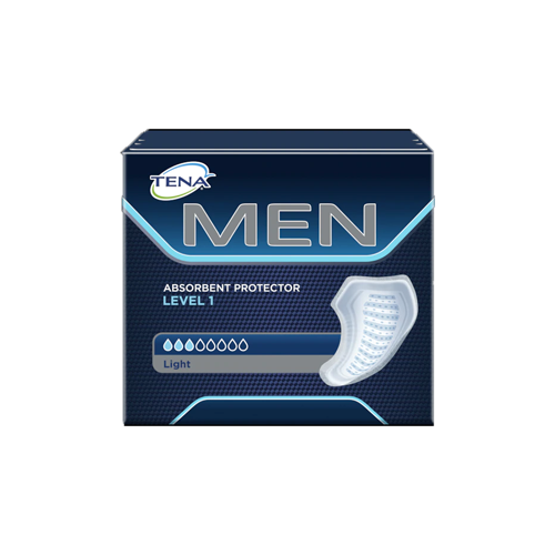 Tena Level 1 Men Pad Absorbent Protector  3 Drops Box/12  750658