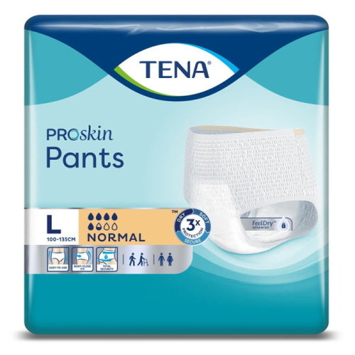TENA ProSkin Unisex Incontinence Pull Up Pants Normal [Size: Large 18 Pack]