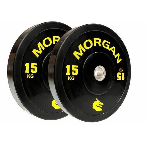 Morgan 15Kg Olympic Bumper Plates  (Pair) 