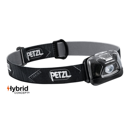 PETZL TIKKINA headlamp Hybrid Concept 250 Lumens [Colour: Black]