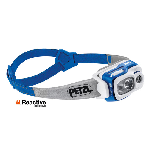 PETZL Swift RL 900 Lumans Headlamp [Colour: Blue]