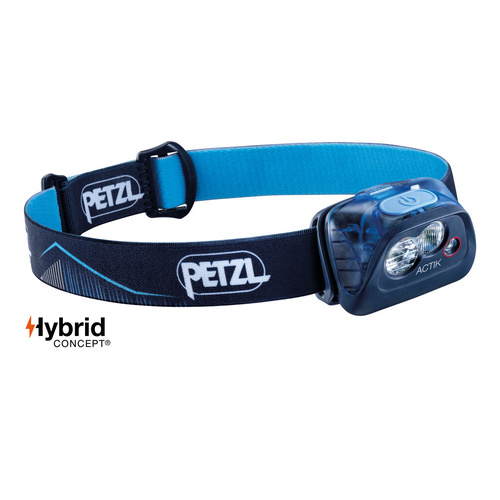 PETZL ACTIK headlamp Hybrid Concept 350 Lumens [Colour: Blue]