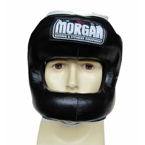 Morgan Nose Protector Leather  Sparring Head Guard[Small]
