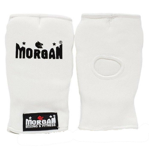 Morgan Karate Hand Protectors[White Large]