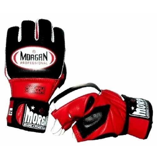 Morgan Professional Gel Mma Hybrid Leather Bag Gloves[Large]