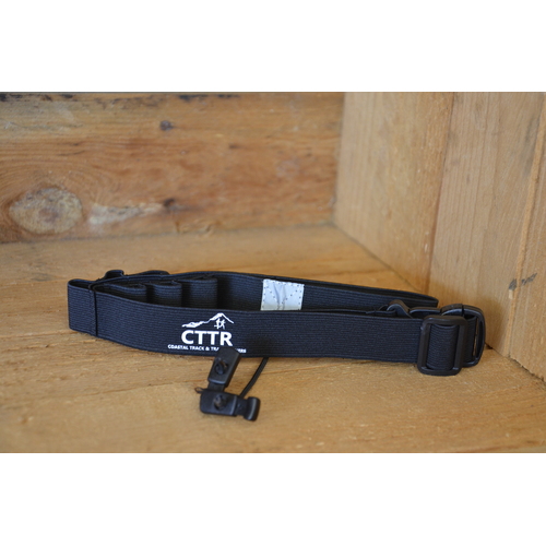 CTTR Race Number Belt with Gel loops [Colour : Black]