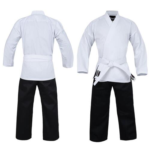 Dragon Karate Salt & Pepper Uniform  (8Oz)[Size:7]