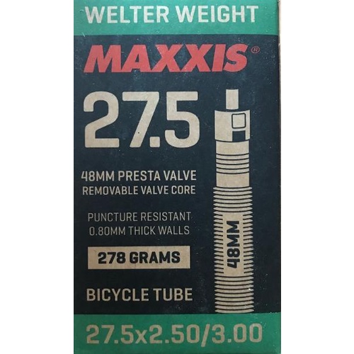 MAXXIS WELTERWEIGHT TUBE 27.5 [Size: 27.5 X 2.5/3.0 PV48 RVC EIB00026300]