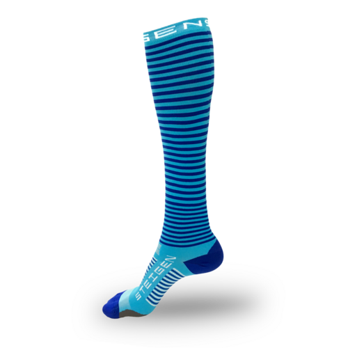 STEIGEN Blueberry Running & Cycling Socks FULL Length