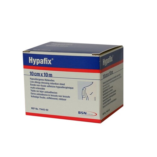 Leukoplast Hypafix  Dressing Retention Tape  fixation 10cm x 10m - Roll 4210